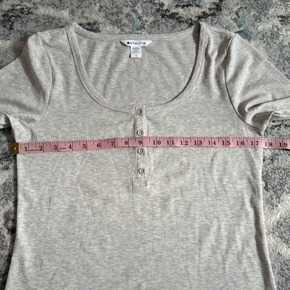 Athleta Ribbed Henley - Picture 6 of 8